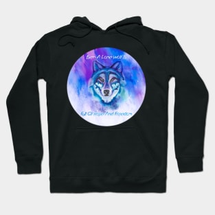 Spirit Wolf of the misty mountain Hoodie